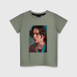 Детская футболка хлопок Timothee Chalamet fan art