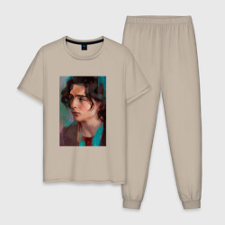 Мужская пижама хлопок Timothee Chalamet fan art