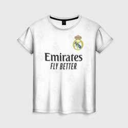 Женская футболка 3D Реал Мадрид форма 2022-2023