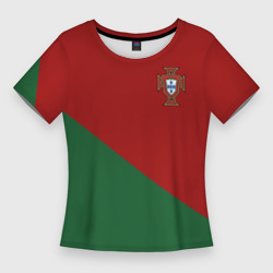 Женская футболка 3D Slim Сборная Португалии форма для чемпионата мира 2022
