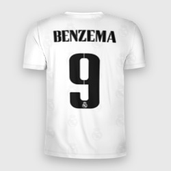 Мужская футболка 3D Slim Бензема Реал Мадрид форма 2022-2023
