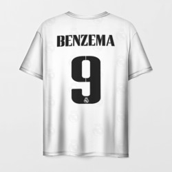 Мужская футболка 3D Бензема Реал Мадрид форма 2022-2023