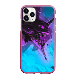 Чехол для iPhone 11 Pro Max матовый Neon Genesis Evangelion - Eva 01