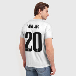 Мужская футболка 3D Винисиус Реал Мадрид форма 2022-2023 - фото 2