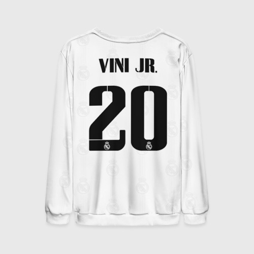 Мужской свитшот 3D Винисиус Реал Мадрид форма 2022-2023, цвет белый - фото 2