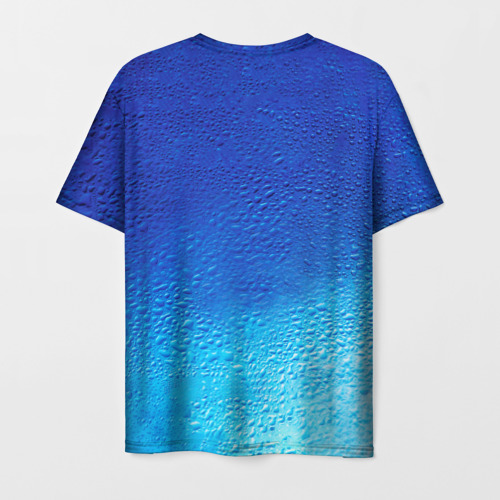 Мужская футболка 3D Вода - H2O, цвет 3D печать - фото 2