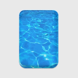 Картхолдер Magsafe магнитный Абстрактные волны бассейна - текстура