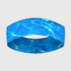 Повязка на голову 3D Абстрактные волны бассейна - текстура