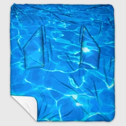 Плед с рукавами Абстрактные волны бассейна - текстура