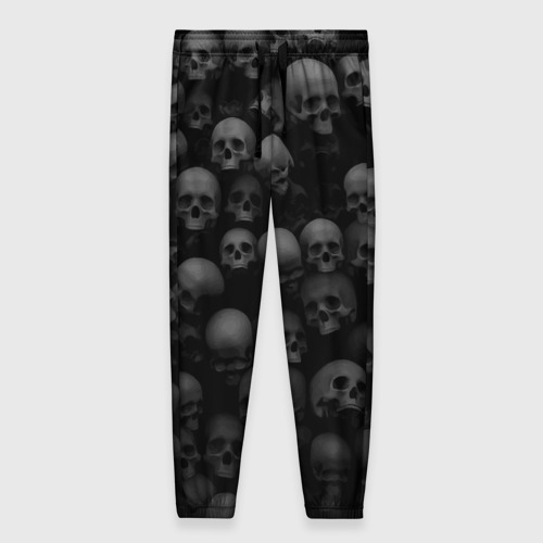 Женские брюки 3D Композиция из черепов - dark, цвет 3D печать