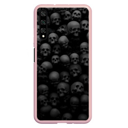 Чехол для Honor 20 Композиция из черепов - dark