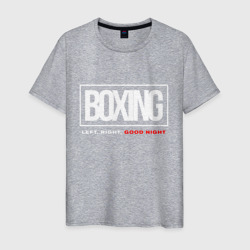 Boxing good night – Футболка из хлопка с принтом купить со скидкой в -20%