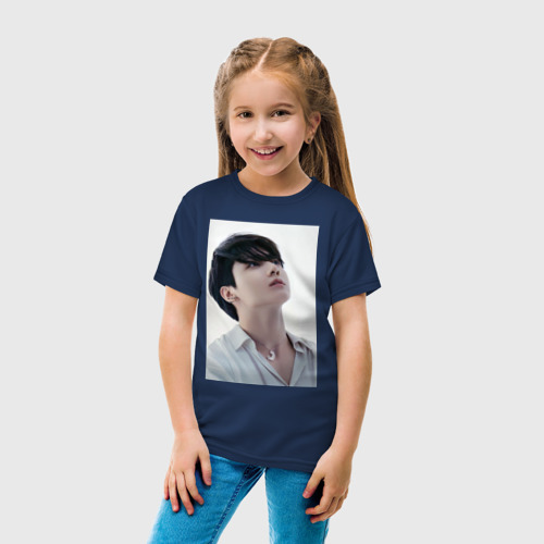 Детская футболка хлопок с принтом Принц JK, вид сбоку #3