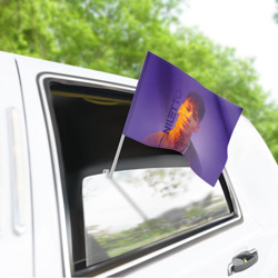 Флаг для автомобиля Niletto на фиолетовом фоне - фото 2