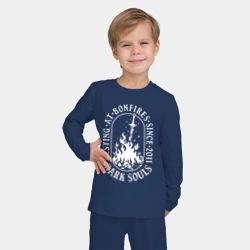 Детская пижама с лонгсливом хлопок Dark Souls костер - фото 2