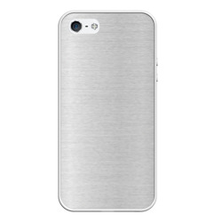 Чехол для iPhone 5/5S матовый Текстура: сталь