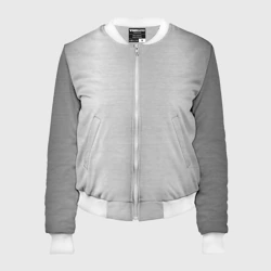 Женский бомбер 3D Текстура: сталь