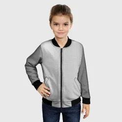 Детский бомбер 3D Текстура: сталь - фото 2