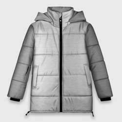 Женская зимняя куртка Oversize Текстура: сталь