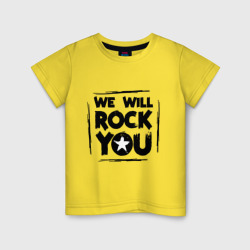 Детская футболка хлопок We rock you