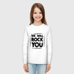 Детский лонгслив хлопок We rock you - фото 2