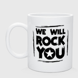 Кружка керамическая We rock you