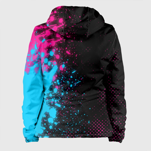 Женская куртка 3D Evanescence - neon gradient: по-вертикали, цвет черный - фото 2