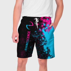 Evanescence - neon gradient: по-вертикали – Мужские шорты 3D с принтом купить