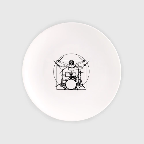 Тарелка Vitruvian drummer