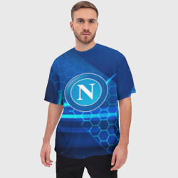 Мужская футболка oversize 3D Napoli Абстракция - фото 2