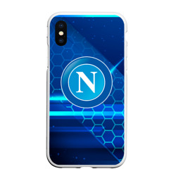 Чехол для iPhone XS Max матовый Napoli Абстракция