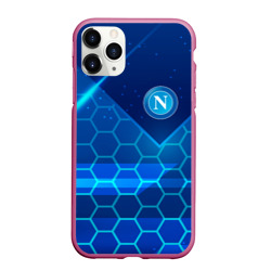 Чехол для iPhone 11 Pro Max матовый Napoli Соты абстракция