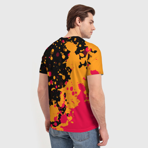 Мужская футболка 3D Roma Краска, цвет 3D печать - фото 4