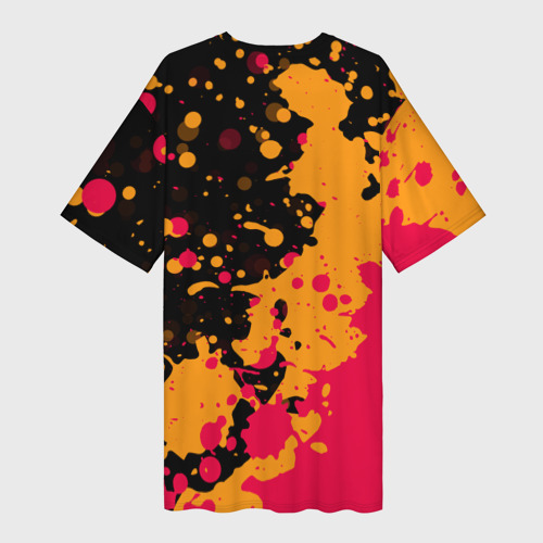 Платье-футболка 3D Roma Краска, цвет 3D печать - фото 2