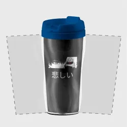 Термокружка-непроливайка Токийский Гуль аниме - фото 2