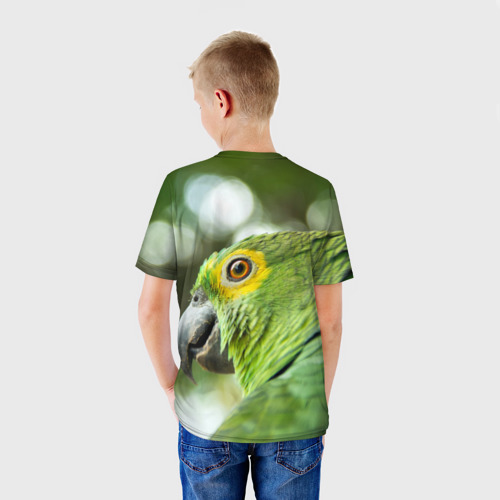 Детская футболка 3D Попугaй, цвет 3D печать - фото 4