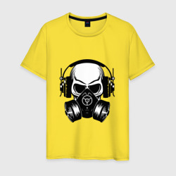 Мужская футболка хлопок Drum and bass DJ