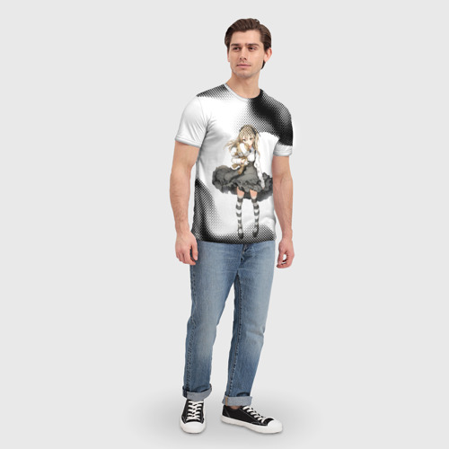 Мужская футболка 3D Арису Симада арт, цвет 3D печать - фото 5