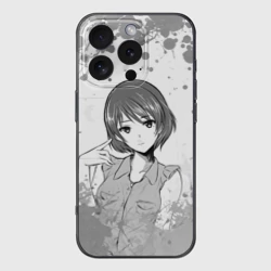 Чехол для iPhone 16 Pro силиконовый с защитой камеры Rui Tachibana art