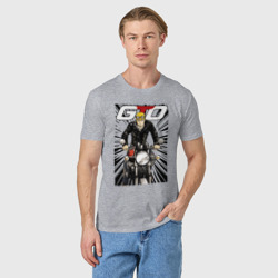 Мужская футболка хлопок GTO - Onizuka biker - фото 2