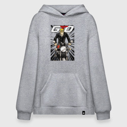 Худи SuperOversize хлопок GTO - Onizuka biker