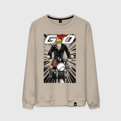 Мужской свитшот хлопок GTO - Onizuka biker