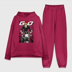 Женский костюм хлопок Oversize GTO - Onizuka biker