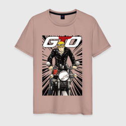 GTO - Onizuka biker – Мужская футболка хлопок с принтом купить со скидкой в -20%