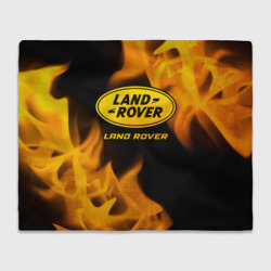 Плед 3D Land Rover - gold gradient