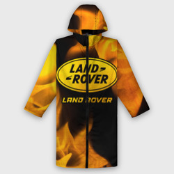 Женский дождевик 3D Land Rover - gold gradient