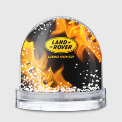 Игрушка Снежный шар Land Rover - gold gradient