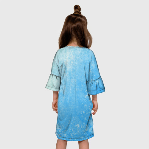Детское платье 3D Тайская кошечка, цвет 3D печать - фото 5