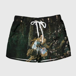 Женские шорты 3D Васнецов Иван царевич на Сером Волке
