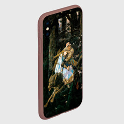 Чехол для iPhone XS Max матовый Васнецов Иван царевич на Сером Волке - фото 2